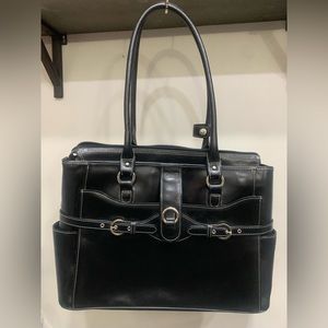 McKlein Willow Springs briefcase tote large holds pc